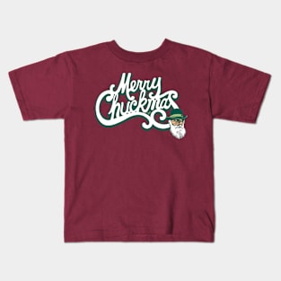 Merry Chuckmas by Tai's Tees Kids T-Shirt